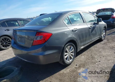 2012 Honda Civic Ex из США, поврежденный, VIN 2HGFB2F85CH591487